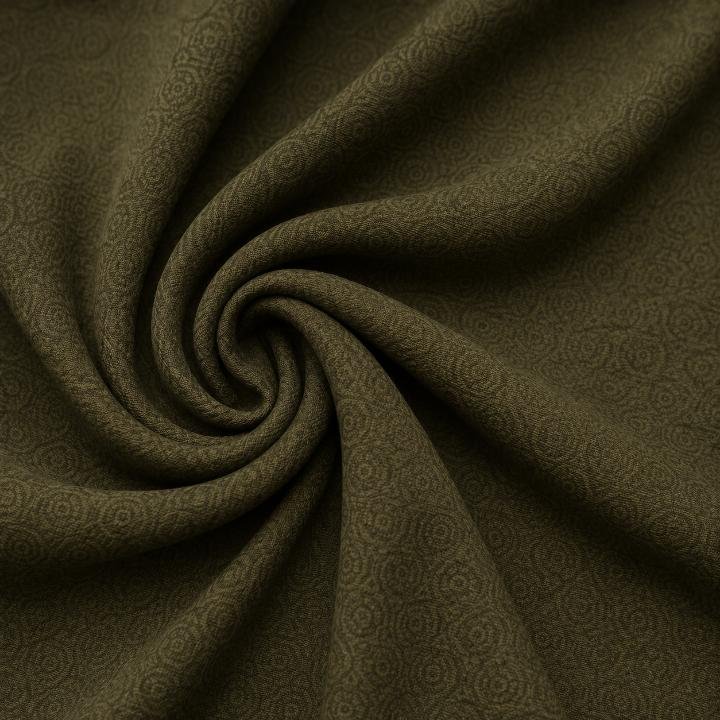 Viscose Hijab - Oline green - Image 2
